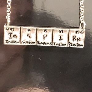 Periodic Table/Teach/"Inspire" Bar Necklace